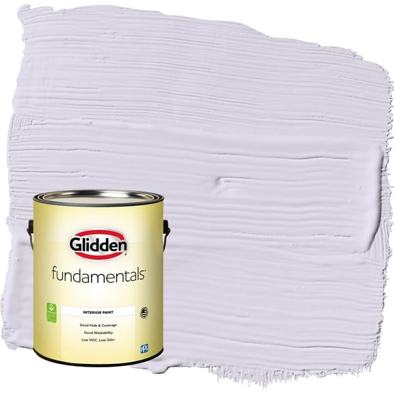 Glidden Fundamentals Misty Violet / Purple Flat Interior Paint, 1 Gallon