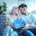 thumbnail image 5 of GLAMOUR BOUTIQUE 16-Piece Forever Flowers Heart Shape Box - Preserved Roses, Immortal Roses That Last A Year - Eternal Rose Preserved Flowers for Delivery Prime Mothers Day & Valentines Day - Tiffany, 5 of 9