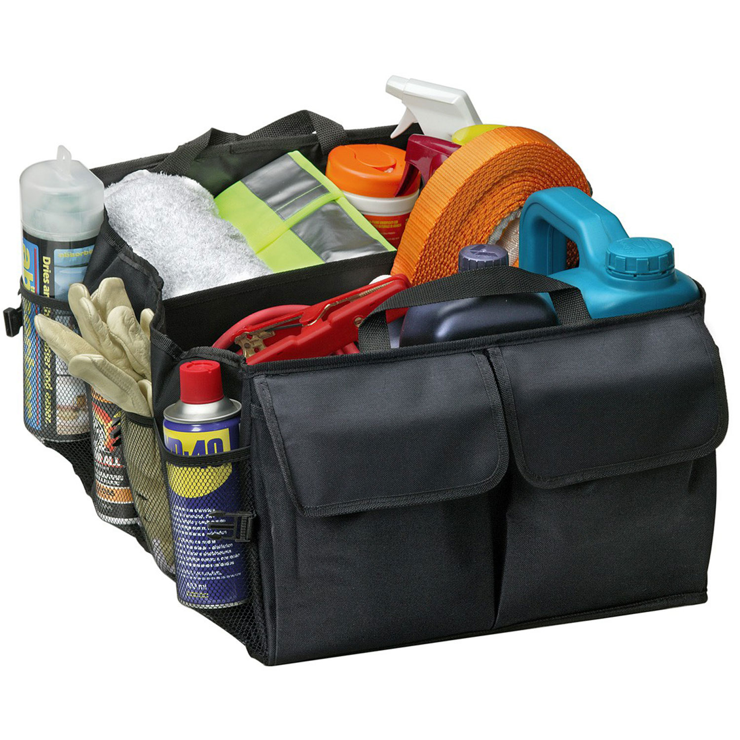 TrendBox Black Folding Trunk Car Organizer Storage Durable Cargo