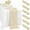 Beige, variant on 6 Pcs Beige Cheesecloth Table Runner 10FT long, 35 x 120 Inches Gauze Boho Fabric Rustic Sheer Runner for Wedding Birthday Baby Shower Party Decor