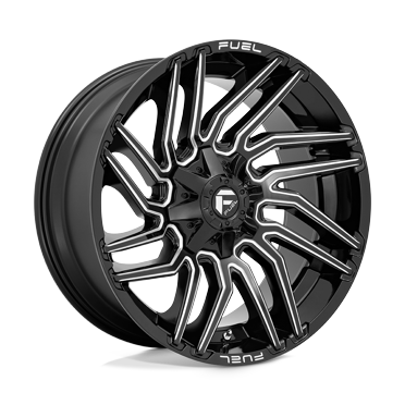 22x10 Fuel Runner D741 Gloss Black Milled main image 0