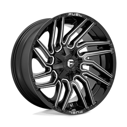 Fuel D773 Typhoon 22X10 8X165.1 -18Et 78.1Cb Gloss Black Milled Wheel