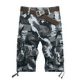 thumbnail image 2 of JLFKNG Men'S Summer Fashion And Leisure Multi-Pocket Camouflage Colour Overalls Shorts Breathable Slim Fit, 2 of 3