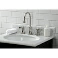 thumbnail image 3 of Kingston Brass KS2986BAL Heirloom Widespread Bathroom Faucet with Brass Pop-Up, Polished Nickel, 3 of 8