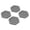 Grey, variant on Anti Vibration Pads for Washing Machine 4 Pack Silicone Shock Absorbing Mat, Hexagon Rubber Stabilizer Prevents Washer Dryer Moving Walking, Floor Protector