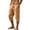 Earthy Yellow, variant on Gaukiv Linen Cargo Shorts for Men 7 Inch Inseam Multi Pocket Drawstring Waist Outdoor Hiking Work Bottoms Army Green 2XL