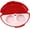 Red, variant on CATPAN 2 Cavity Easy Egg Breakfast Cooker, Microwave Omelet Pan and Egg Poacher - Egg Maker Easy to Use and Non-Stick Breakfast Egg Cookware (White)
