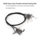 thumbnail image 3 of Advancent 10 unidades/juego de alambre de pesca antimordida, línea de pescado, cable profesional de agua dulce Pescar Negro Advancent  OD020932-02, 3 of 6