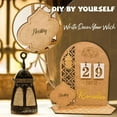 thumbnail image 5 of TETOU 2024 Ramadan Advent Calendar 30 Days Wooden Eid Mubarak DIY Countdown Calendars, 5 of 9