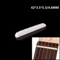 thumbnail image 2 of SHENMO (2 Pieces)44mm Nut Type LP Guitar Bone Notched Flat Base Nut for Epiphone USA Electric Guitar, 2 of 5