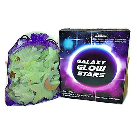 UPC 642014249350 product image for Glow in the Dark Stars - Wall Stickers For Kids - This Set of 200 Ceiling  | upcitemdb.com