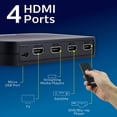 thumbnail image 3 of Conmutador HDMI Philips SWV9484B/27 para 4 dispositivos con control remoto inalámbrico, 3 of 9