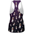 thumbnail image 2 of T-Rex Wearing Unicorn Costume Rexicorn Pattern All Over Womens Work Out Tank Top Multi X-LG, 2 of 2