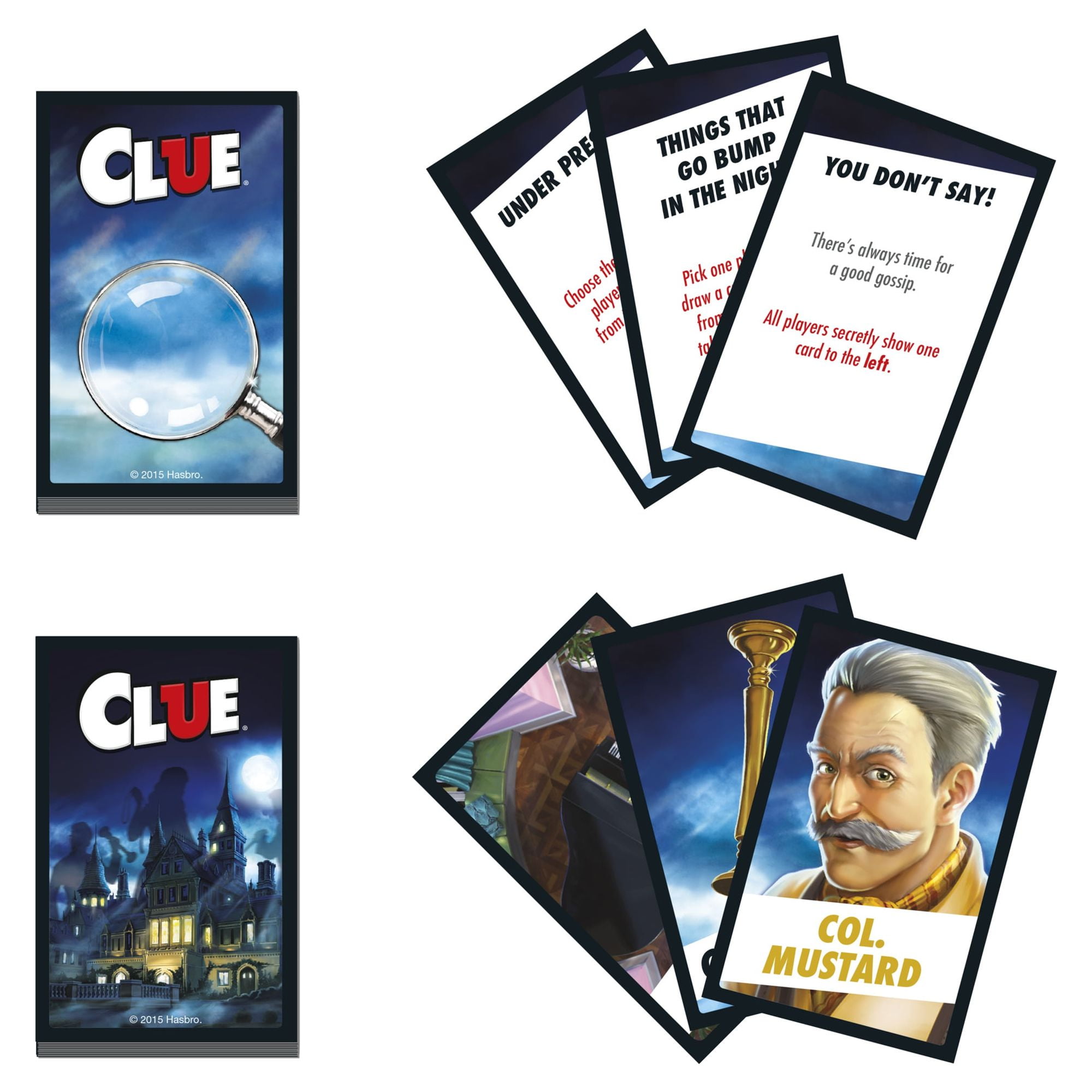 Clue Board Game, Mystery Games for 2-6 Players, Family Games for Kids Ages  8 and Up - Hasbro Games