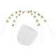 thumbnail image 5 of 2 adornos temporales para dientes con caja de almacenamiento, cadena para brackets, accesorio para brackets DIY Amarillo, 5 of 9
