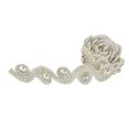 thumbnail image 1 of 1Yard S/8 Shape Bridal Crystal Trim Rhinestone Chain Clothing Wedding Handwork DIY Decoration(1, 1 of 8