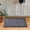 Gray, variant on Savi Home 100% Cotton Reversible Hand-Tufted Bath Rug, Charcoal Grey, 17" x 24"