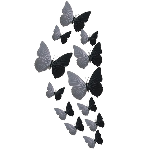 Autocollants Muraux Papillon Aimant de Réfrigérateur Accessoires de Photographie