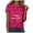 Hot Pink, variant on felwors Happy New Year Shirt for Women 2026 New Years Eve T-Shirt Countdown Fireworks Holiday Party Tops(Wine, XL)