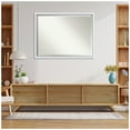 thumbnail image 5 of Amanti Art Morgan White Blue Beveled Wood Wall Mirror 32.25 x 42.25 in., 5 of 10