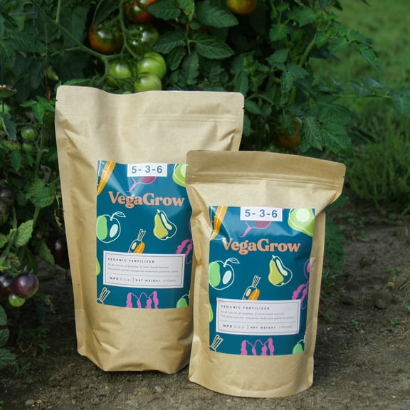 VegaGrow 5-3-6 veganic organic natural all purpose plant flower and vegetable fertilizer - 6 pound bag