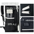 thumbnail image 6 of Roffatide Anime Haikyuu Laptop Backpack Printed Luminous Schoolbag Rucksack with USB Charging Port & Headphone Port Black, 6 of 7