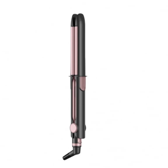 CNV 2-in-1 Hair Straightener and Curler, Professional Ceramic Flat Iron with Adjustable Temperature & Hidden LCD Display for Frizz-Free Silky Smooth Hair & Bouncy Curls