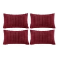 thumbnail image 1 of Fundas Decorativas para Cojines Fancy Homi Burdeos 35x60 cm Paquete de 4, 1 of 6