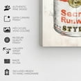 thumbnail image 5 of Wynwood Studio Fashion and Glam Modern Canvas Art - Orange Fashion Can Soup, Wall Art for Living Room, Bedroom, and Bathroom, 24 in x 36, Orange and White Home Decor, 5 of 5