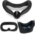 thumbnail image 4 of Housse de Protection en Silicone pour Accessoires Oculus Quest 2 Étui Casque VR Protection Tête Visage Coussin d'Il Poignée Ensemble Complet Vert, 4 of 6
