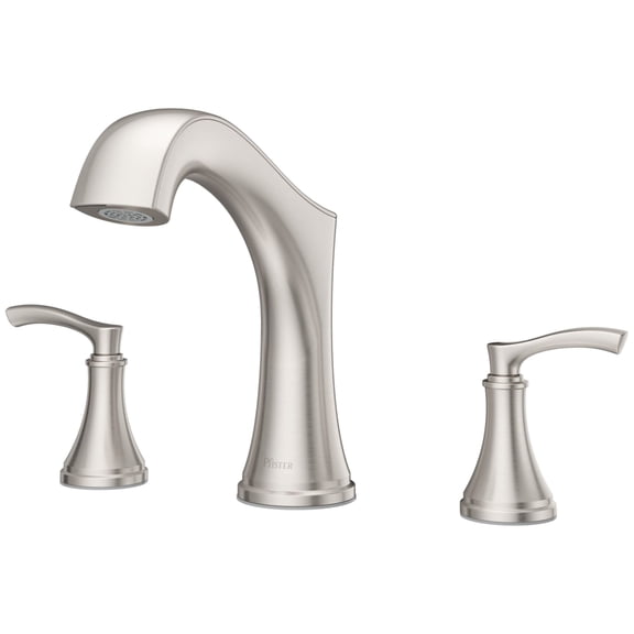 Open Box Pfister Rt6-5Wd Woodbury Deck Mounted Roman Tub Filler - Nickel