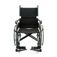 thumbnail image 2 of Karman LT-990-BK 18 in. 24 lbs Seat Wheelchair with Quick Release Axles, Black, 2 of 2