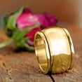 thumbnail image 3 of LINXIQIN Mens Titanium Ring Wedding Band Wide Couple Ring Jewelry Men Finger Ring With Gift Box, 3 of 9