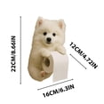 thumbnail image 6 of Dog Toilet Paper Holder,Tissue Roll Dispenser, Funny Toilet Paper Roll Holder, 3D Printed Animal Shaped Roll Storage Stand, Decorative Wall Mounted Toilet Paper Holder For Bathroom And Kitchen, 6 of 6