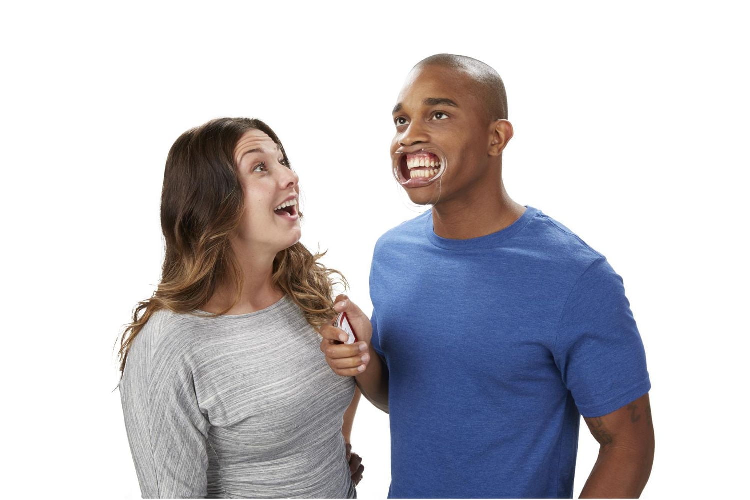 Jeu Mâche mots (Francais)- Inclut 10 mâche-mots (écarteurs buccaux)