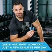 Jawline Exerciser by Tilcare - Jaw Exerciser for Men & Women that Helps to Workout Your Jaw, Neck and Tone Your Face with Exercise - Jawline Exerciser for Your Jawline - 3-Pack 40, 50, 70 lb