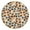 Beige Baseball Gear, variant on Beige Baseball Gear Pattern Round Fitted Tablecloth with Elastic Edge,Dining Table Cover Waterproof,Outdoor Round Tablecloth for Camping,Dining,Indoor and Outdoor