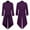 Purple, variant on Men's Punk Tuxedo Halloween Costumes Coat Cosplay Outfit Carnival Party Stage Performance Gothic Fancy Dress Up Halloween Costume XL