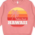 thumbnail image 3 of Inktastic Kailua Beach Hawaii Retro Sunset Toddler Sweatshirt, 3 of 4