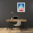thumbnail image 3 of Seay, Anne 15x18 White Modern Wood Framed Museum Art Print Titled - Shark, 3 of 4