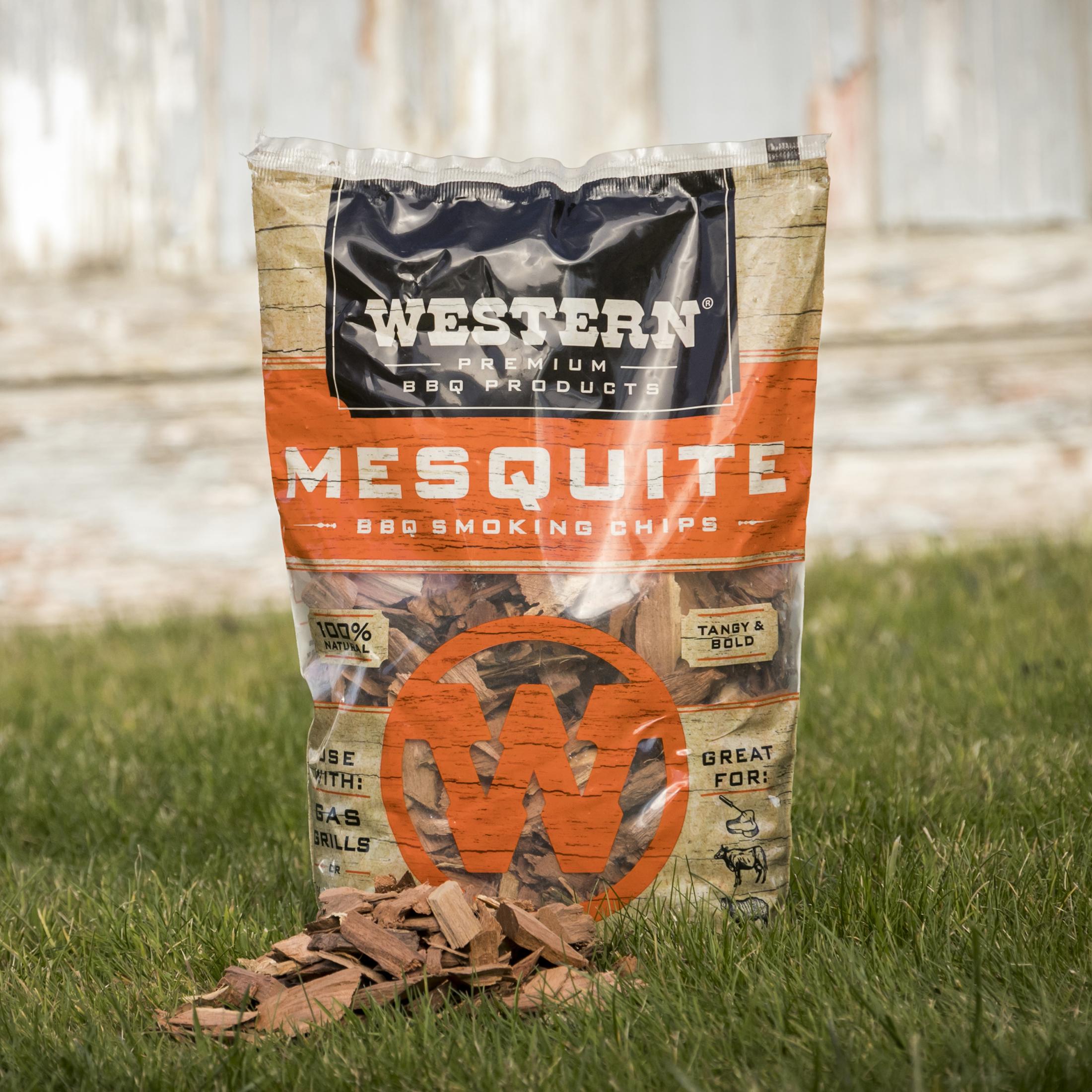 Western Premium BBQ Products Mesquite Smoking Chips, 180 Cu in - image 5 of 12