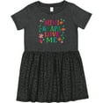 thumbnail image 3 of Inktastic Mimi and Papa Love Me Girls Toddler Dress, 3 of 5
