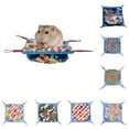 thumbnail image 1 of Pets Hamster Rabbit Double Layer Owl Heart Hammock Nests Hanging Blanket Mat Bed, 1 of 8