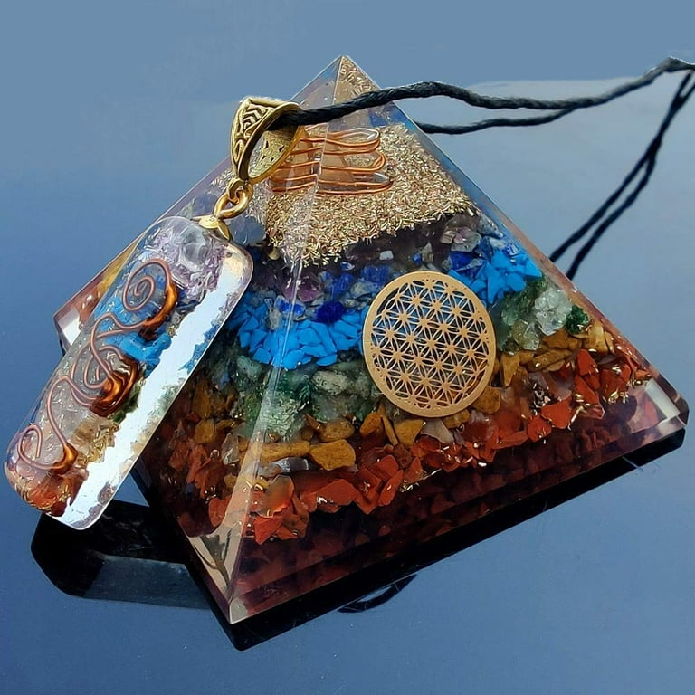 Orgonite chakra necklace deals