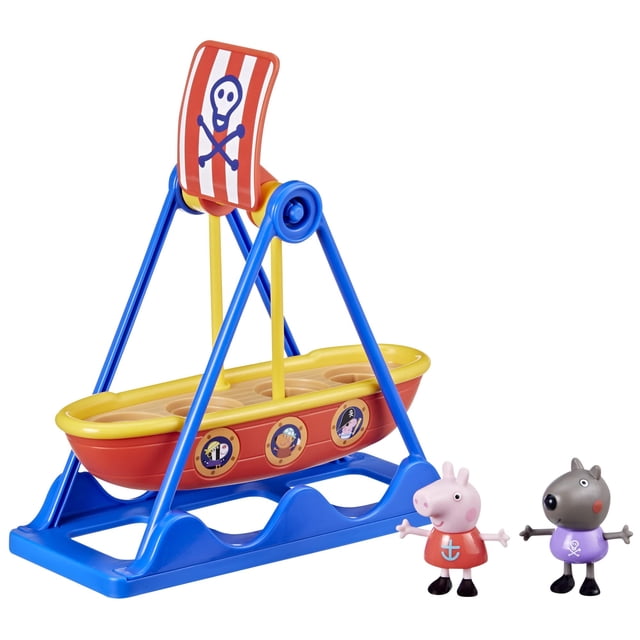 Set de juego Peppa Pig Peppa's Pirate Ride con Swinging Ship durante más de 3 años