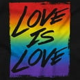 thumbnail image 2 of LGBT Love is Love Gay Pride Rainbow Unisex Plus Fleece Graphic Sweatshirt Brisco Brands 3X, 2 of 5