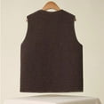 thumbnail image 7 of Roncen Casual Sleeveless Vest Jackets for Women - Round Neck Solid Color Design with Functional Side Pockets - Lightweight Outerwear for Spring Summer Layered Outfits, 7 of 7