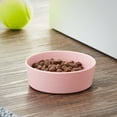 Vibrant Life Bamboo Melamine Dog Bowl, Pink, Small