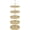 Almond, variant on Rev-A-Shelf 6265-20-50 Ras Polymer 20" D-Shaped 5 Shelf Lazy Susan Set - White