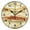 Black, variant on 9.84in Hills PVC Canvas Wall and Table Clock with Canvas Texture, Black or Gold Hands